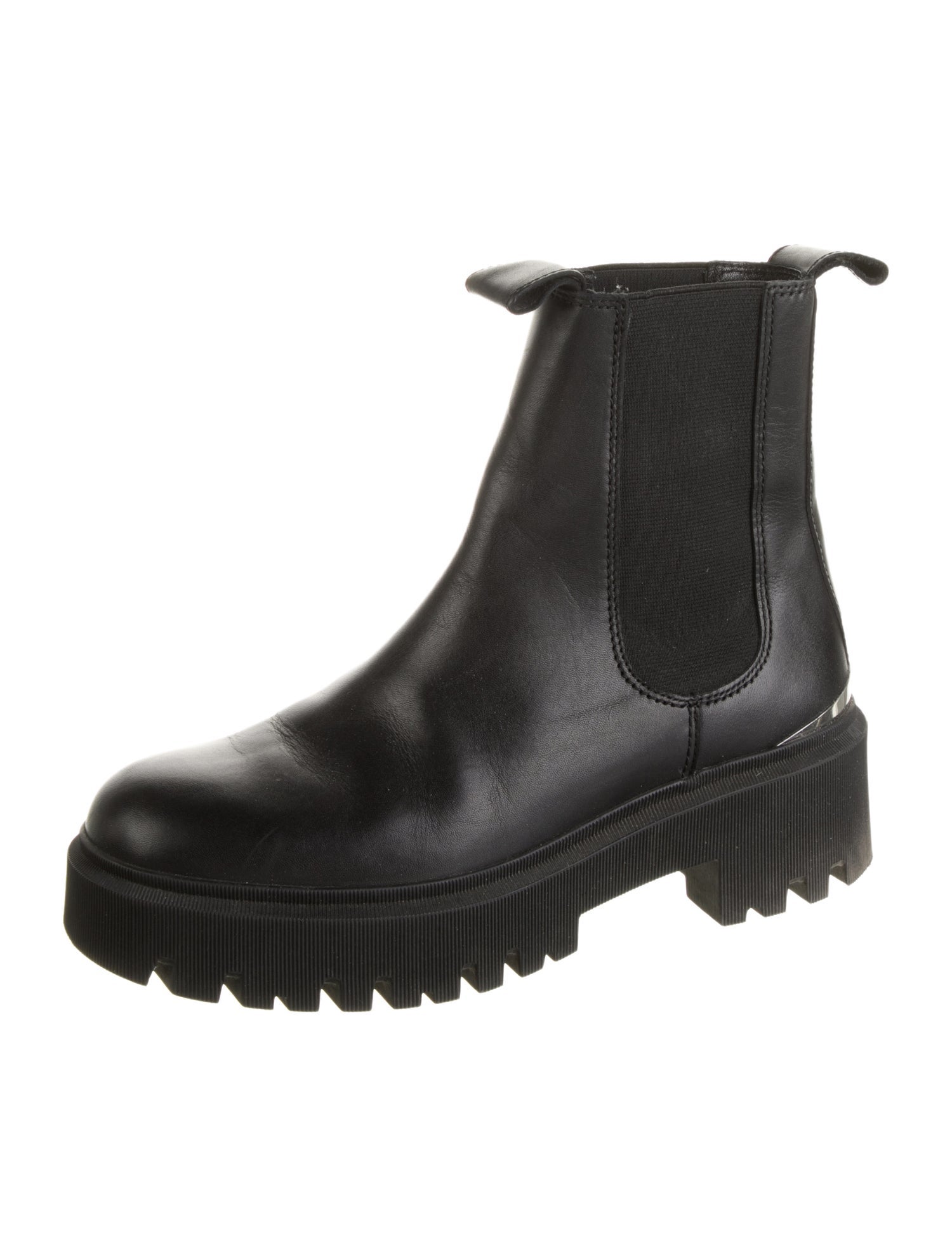 Maje Leather Chelsea Boots