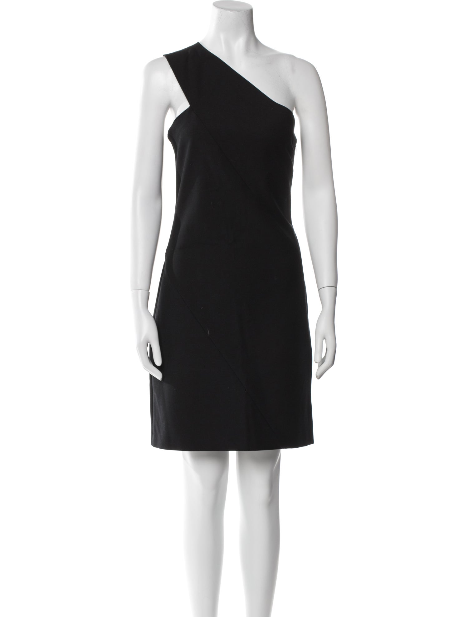 Maje One-Shoulder Mini Dress