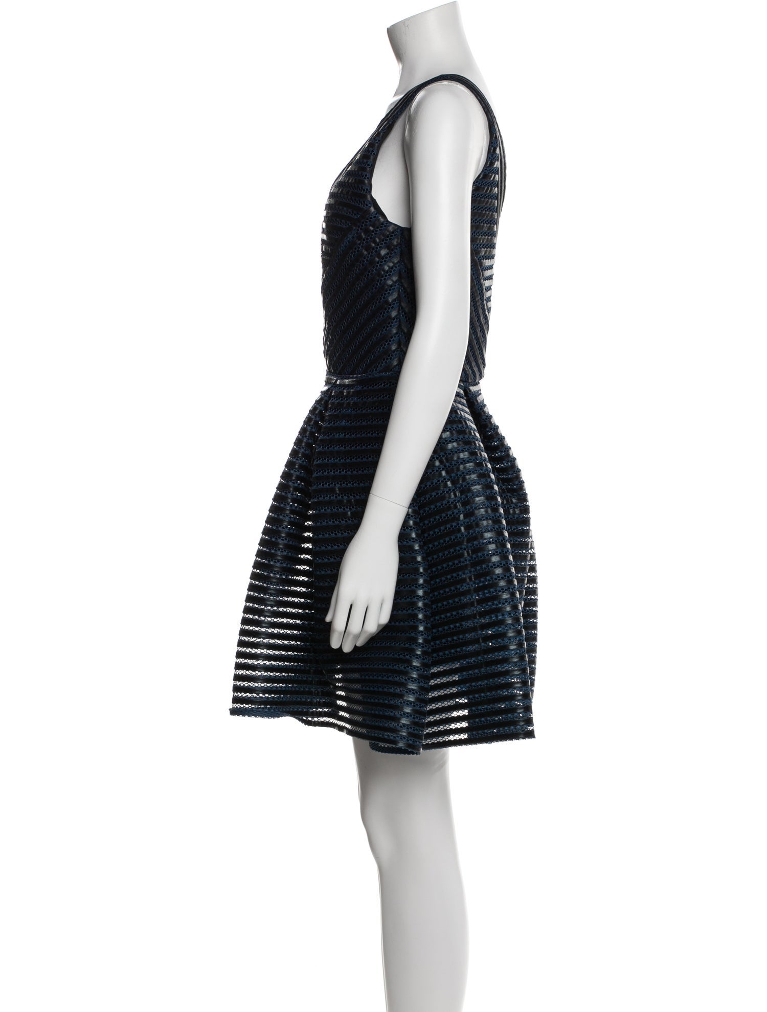 Maje Striped Mini Dress