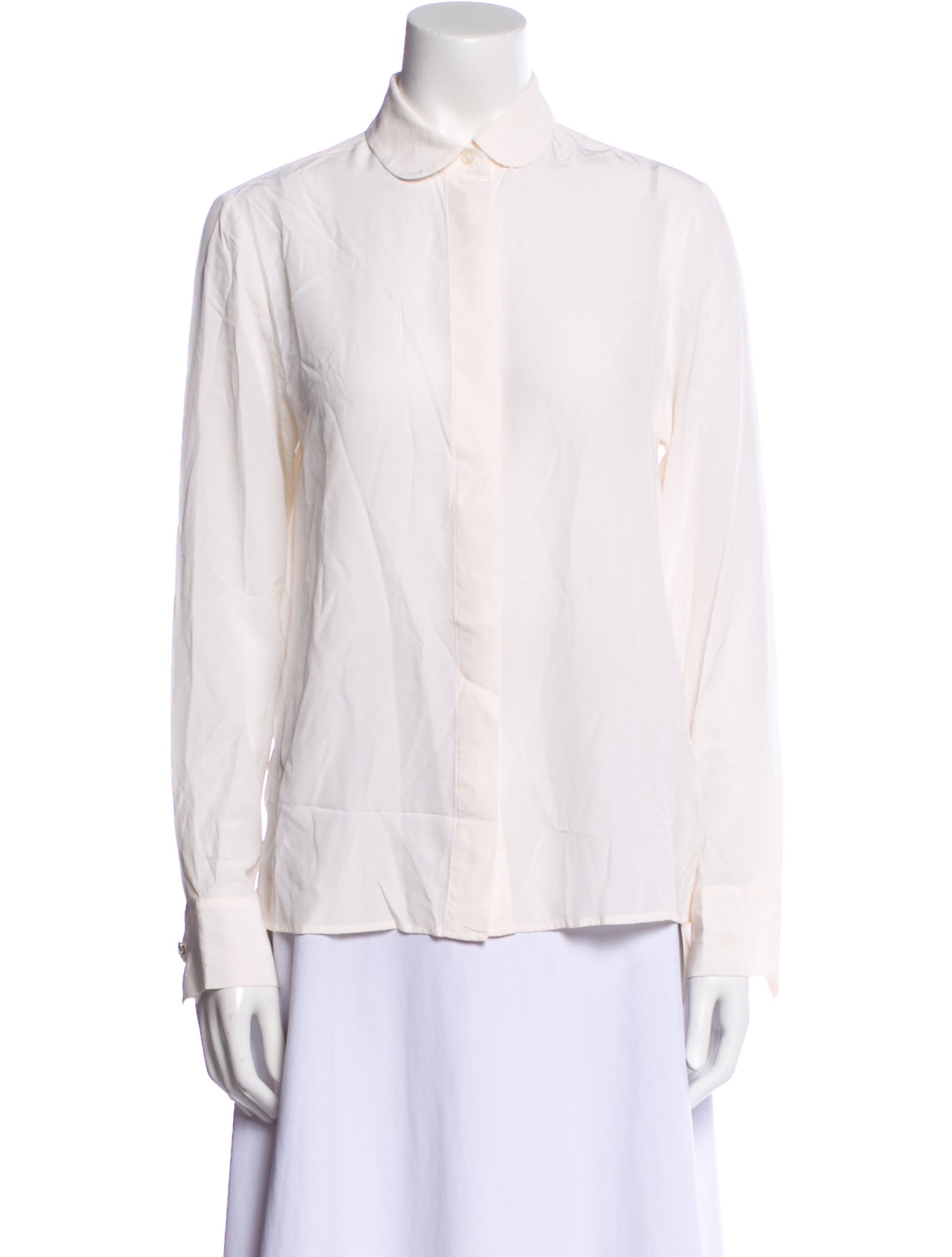 Maje Silk Long Sleeve Blouse