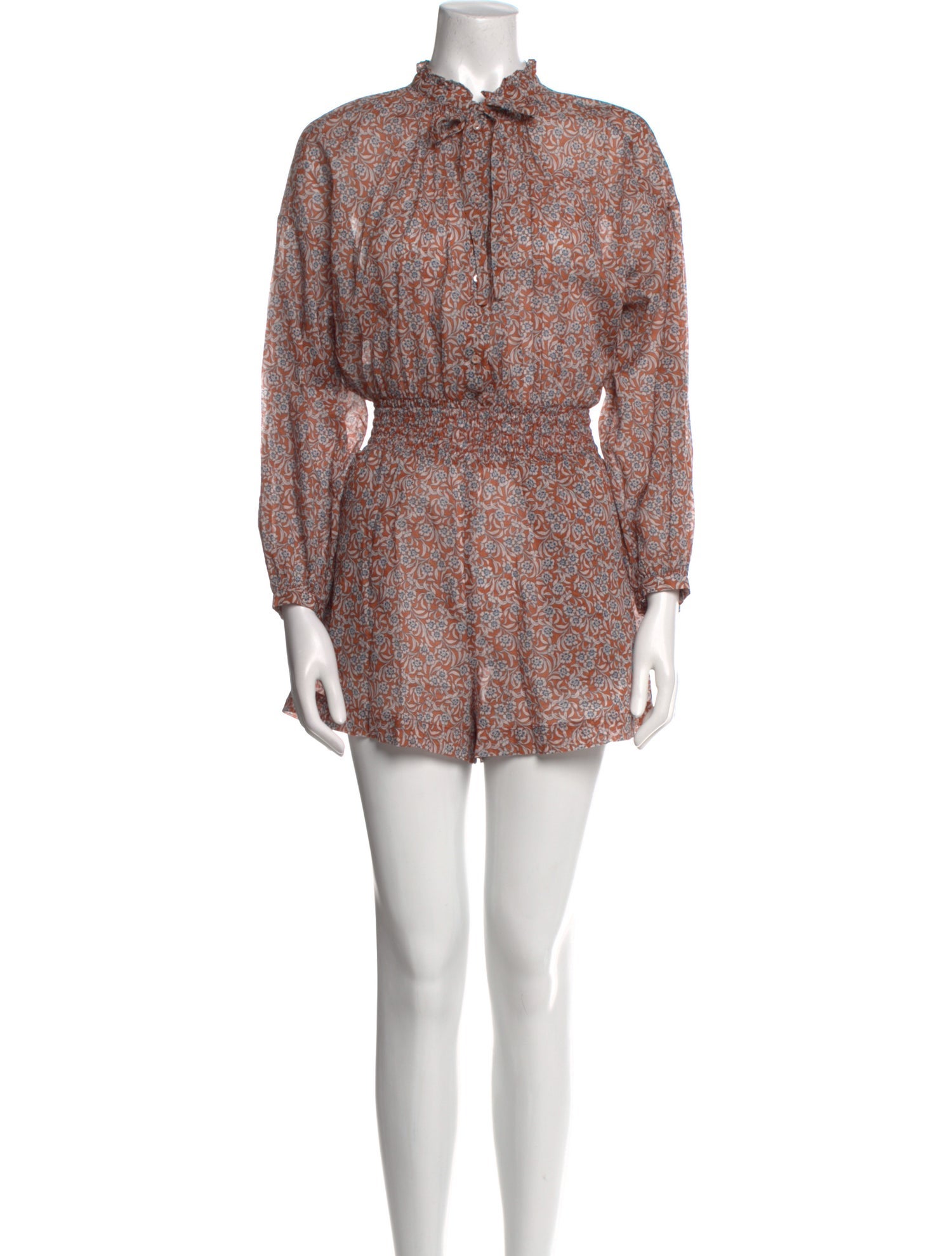 Maje Floral Print Romper