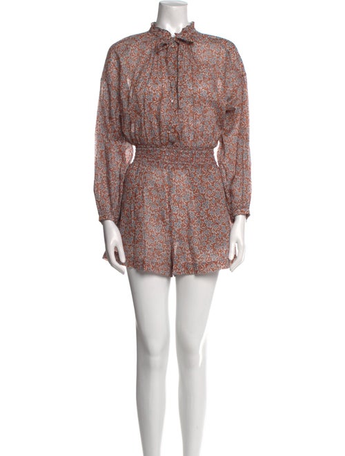Maje Floral Print Romper