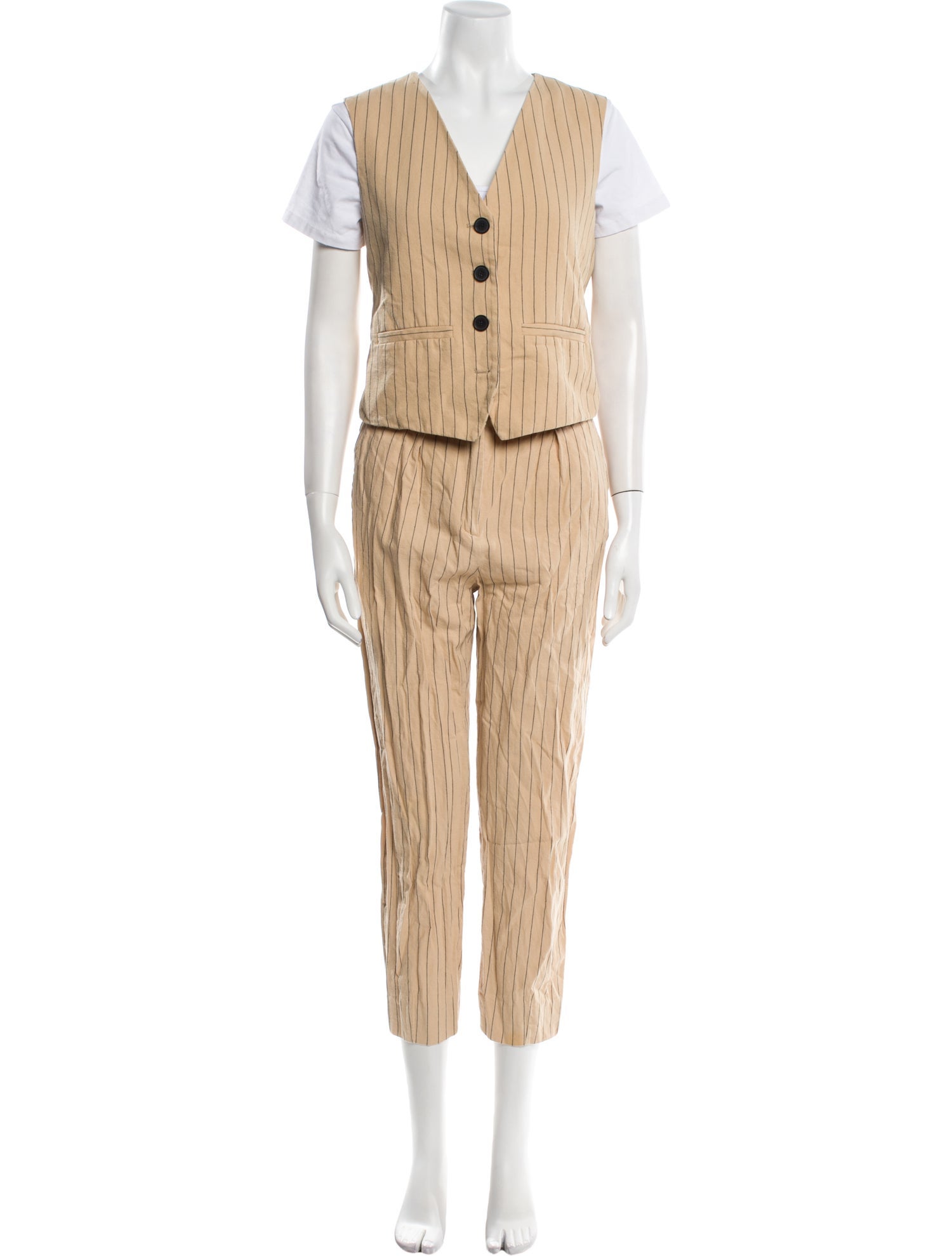 Maje Striped Pantsuit