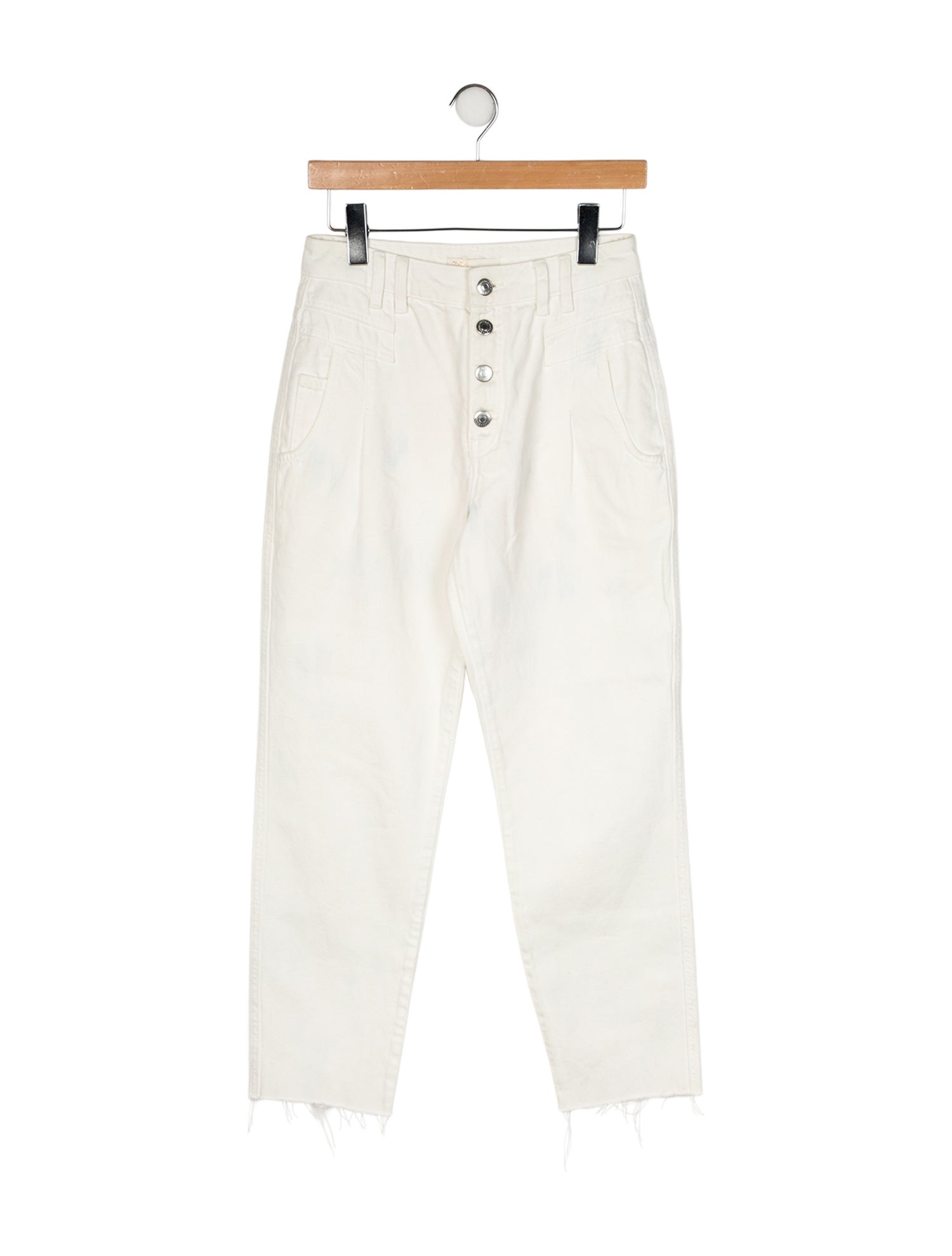 Maje High-Rise Straight Leg Jeans