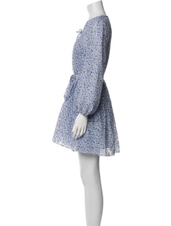 Maje Floral Print Ruffle Embellishment Set