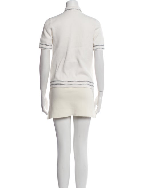 Maje Striped Whipstitch Trim Short Set