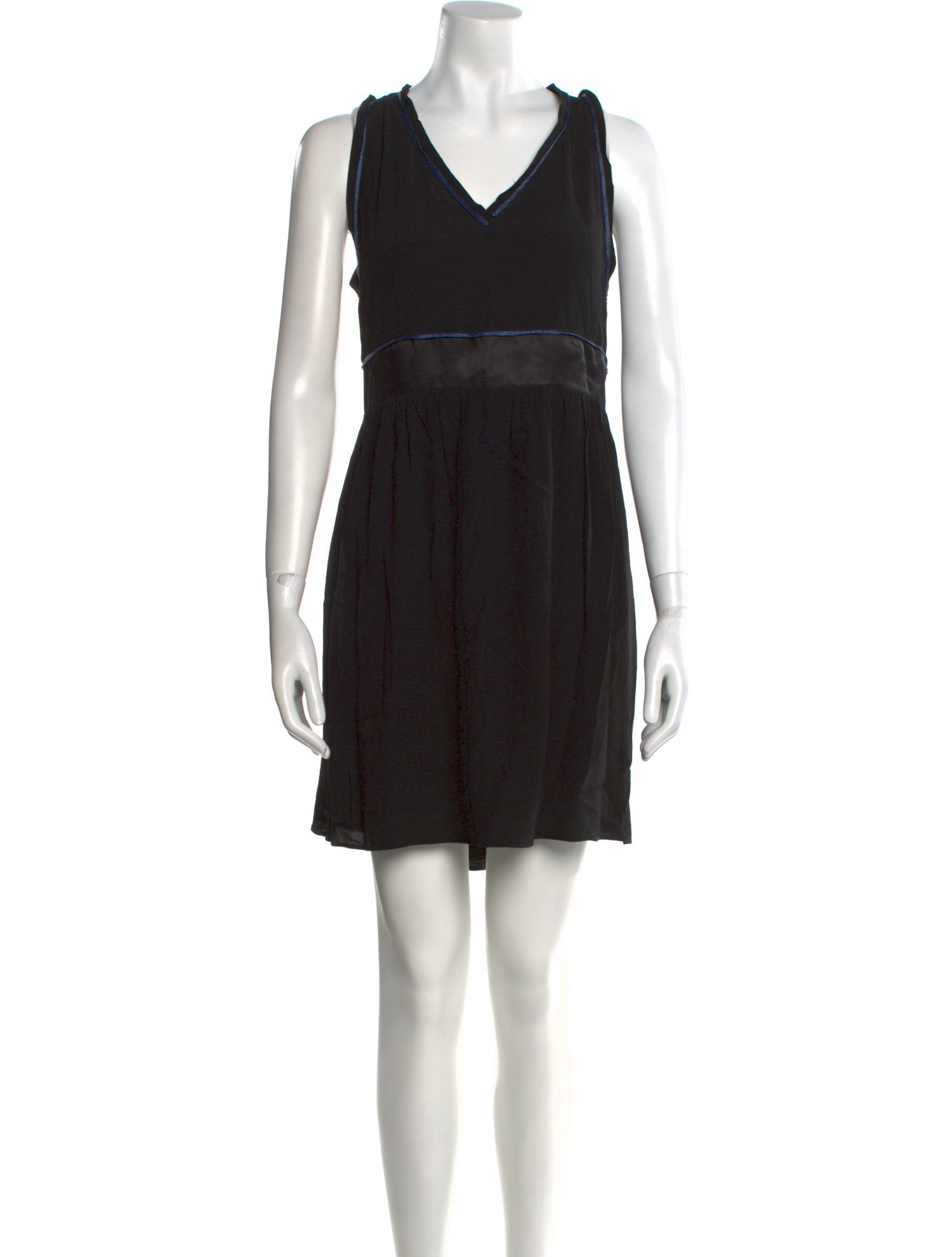 Maje V-Neck Mini Dress