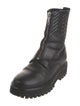 Maje Leather Combat Boots