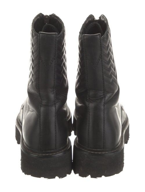 Maje Leather Combat Boots