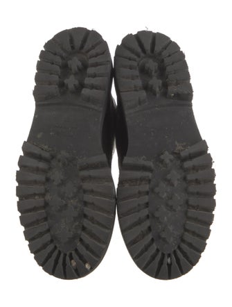 Maje Leather Combat Boots