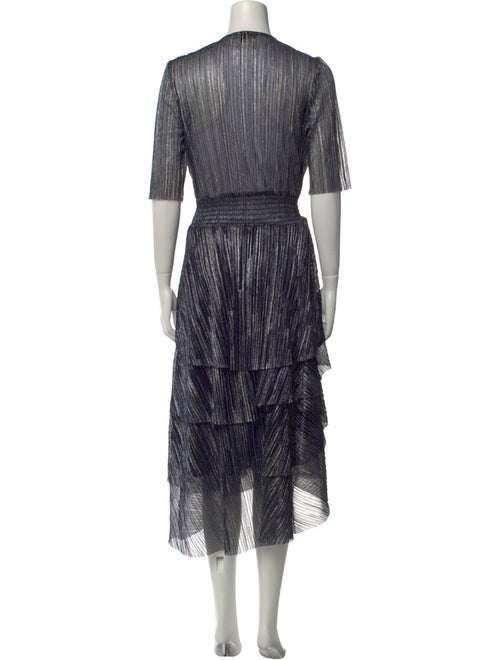 Maje Printed Long Dress