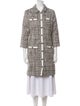 Maje Tweed Pattern Coat