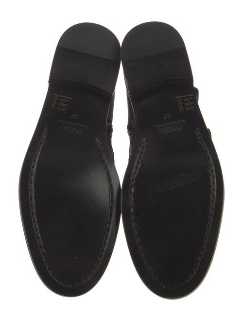 Maje Leather Printed Combat Boots