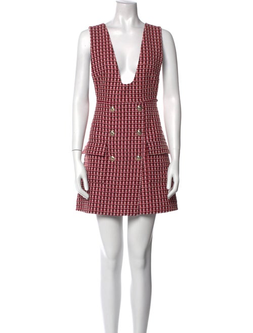 Maje Printed Mini Dress