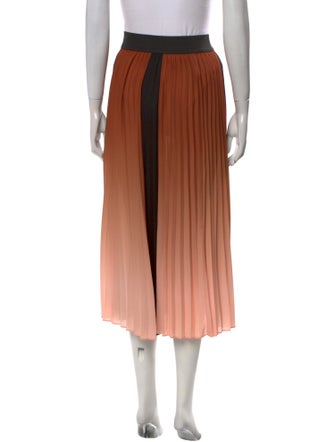 Maje Colorblock Pattern Midi Length Skirt