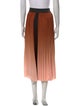 Maje Colorblock Pattern Midi Length Skirt