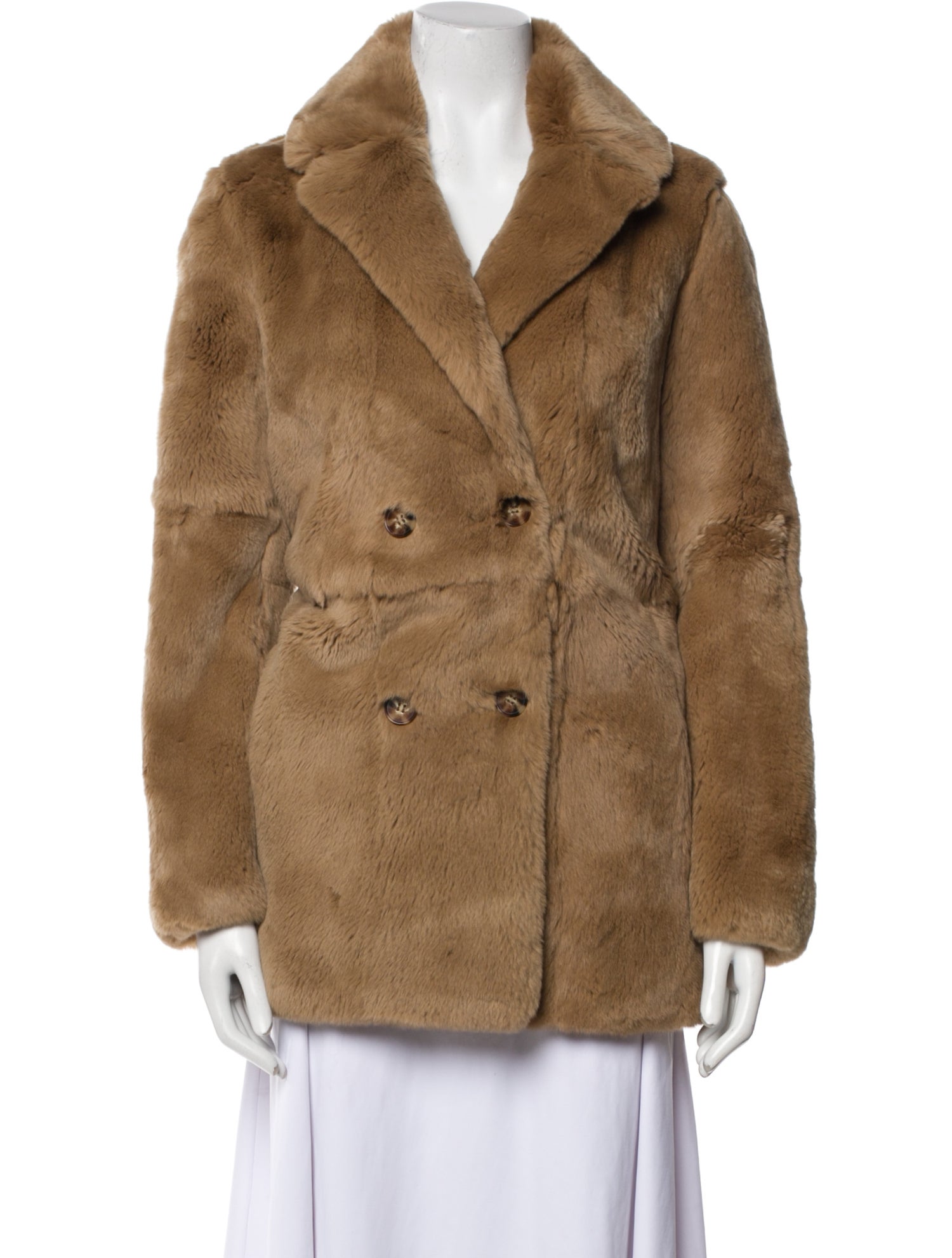 Maje Faux Fur Coat