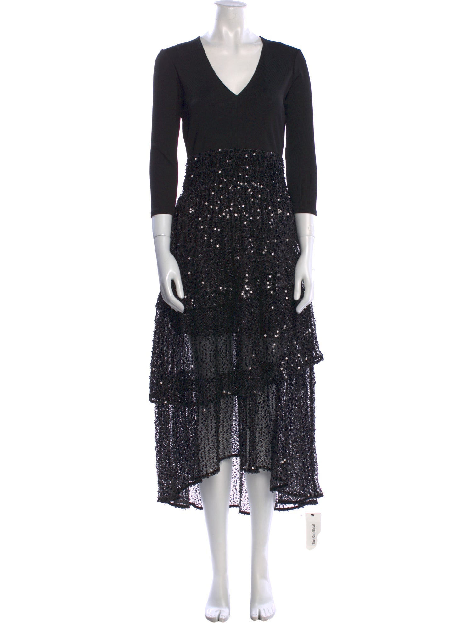 Maje V-Neck Long Dress w/ Tags