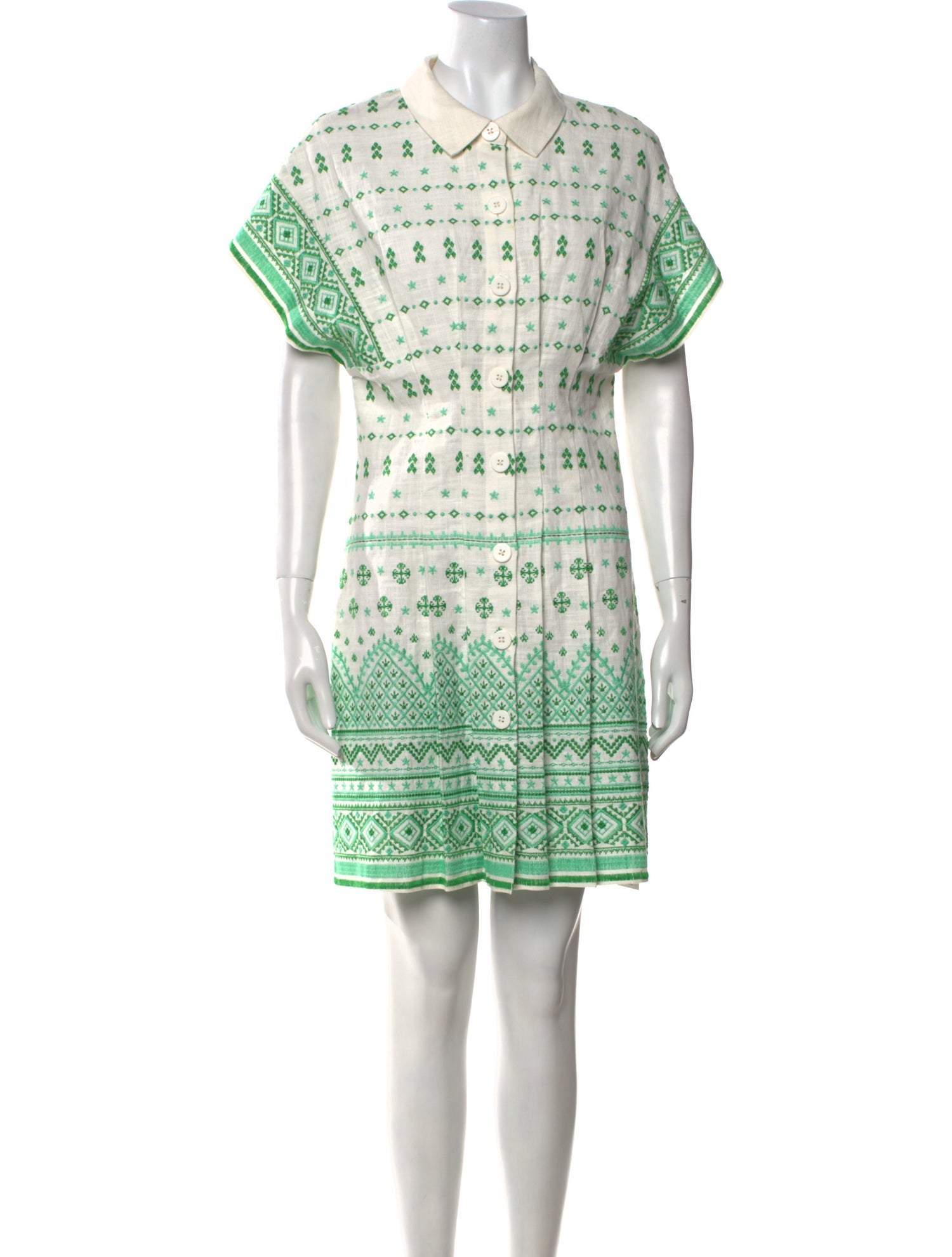 Maje Printed Mini Dress