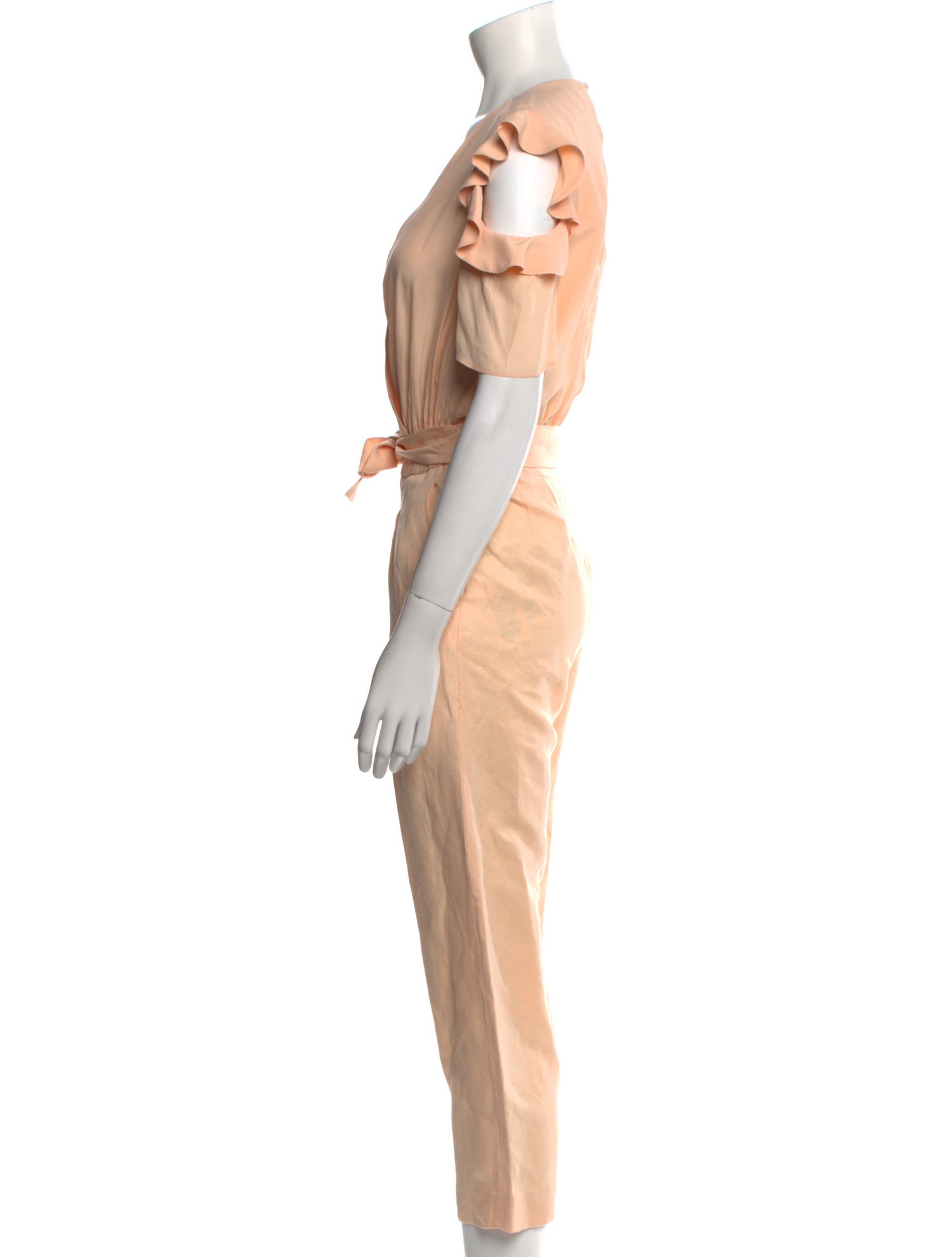 Maje Plunge Neckline Jumpsuit