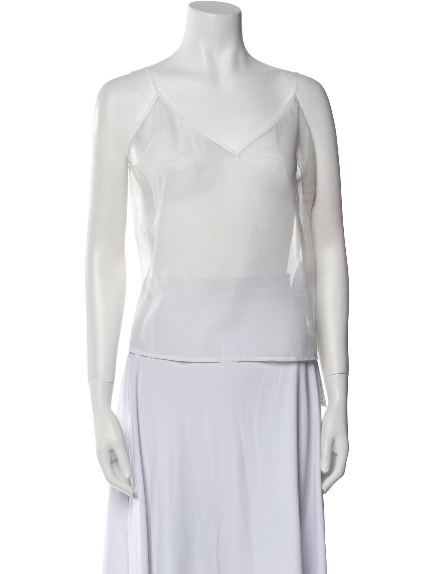 Maje V-Neck Sleeveless Top