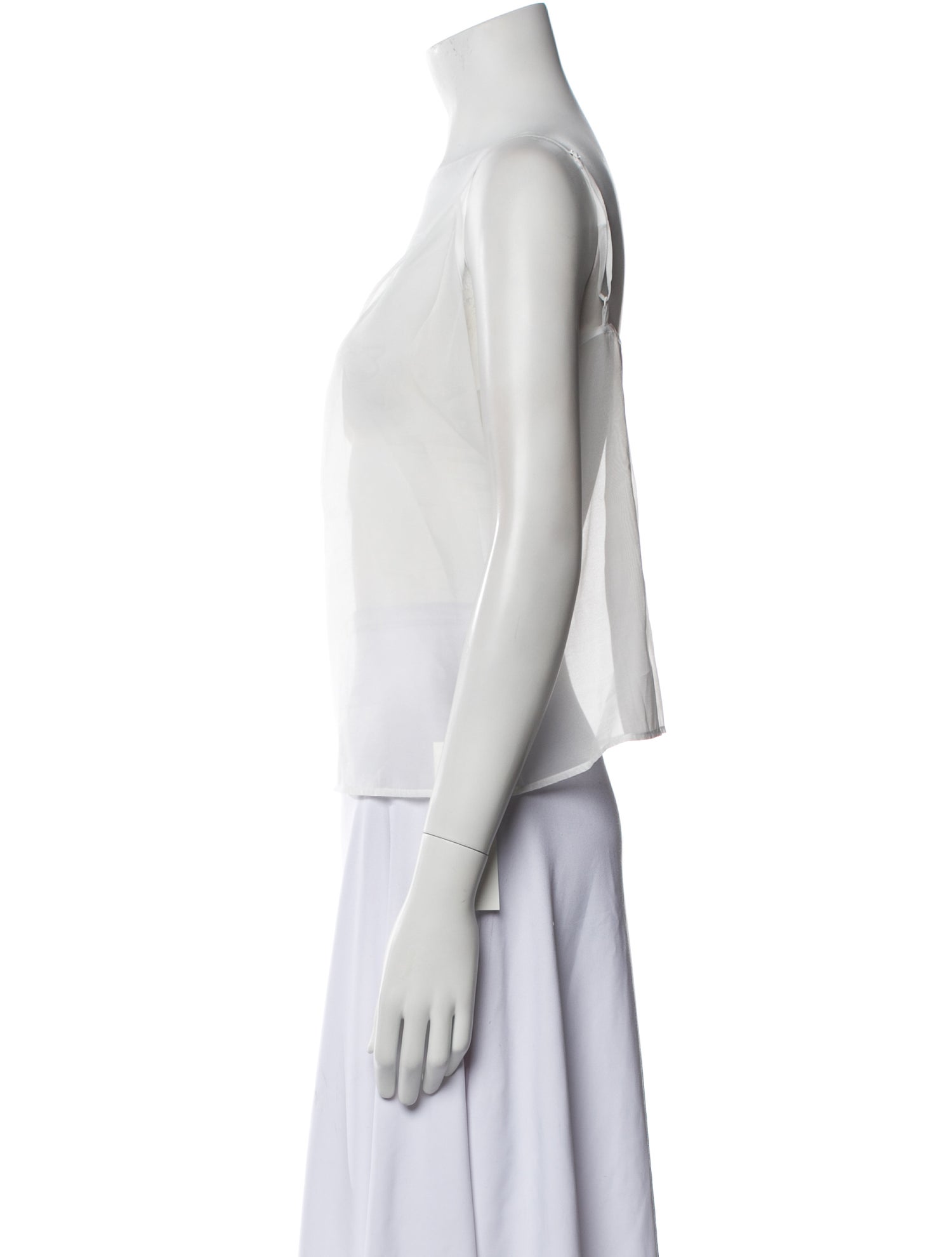 Maje V-Neck Sleeveless Top