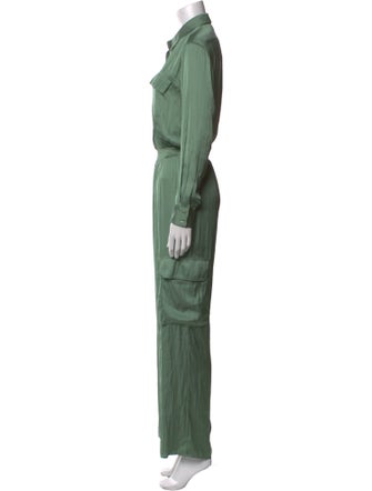 Maje Mock Neck Jumpsuit