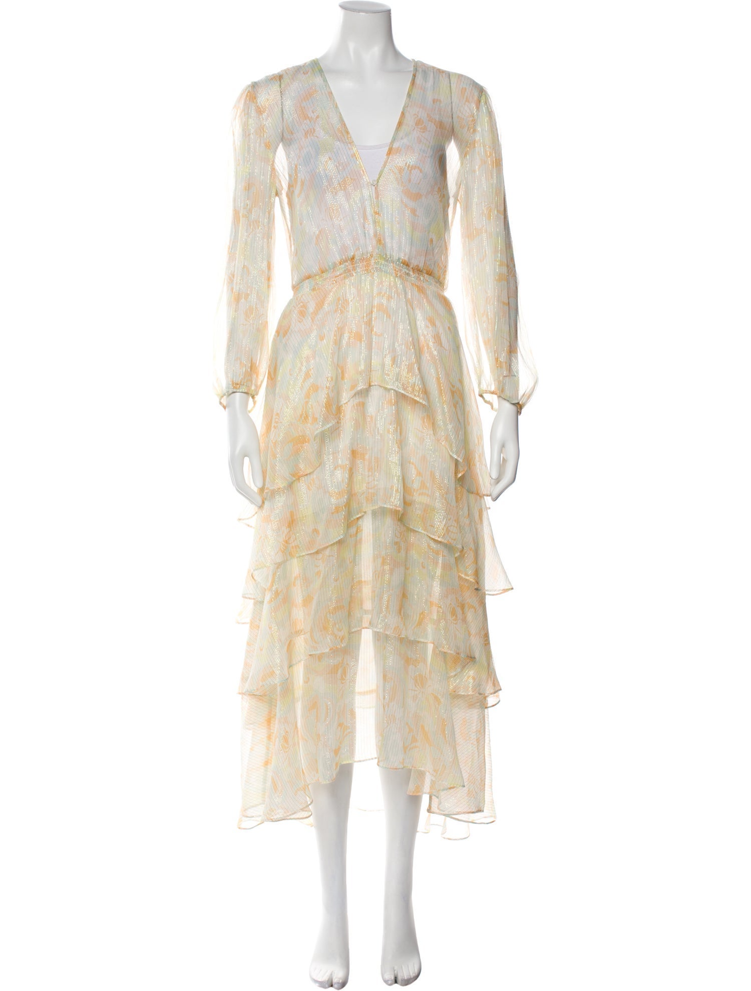 Maje Silk Long Dress w/ Tags