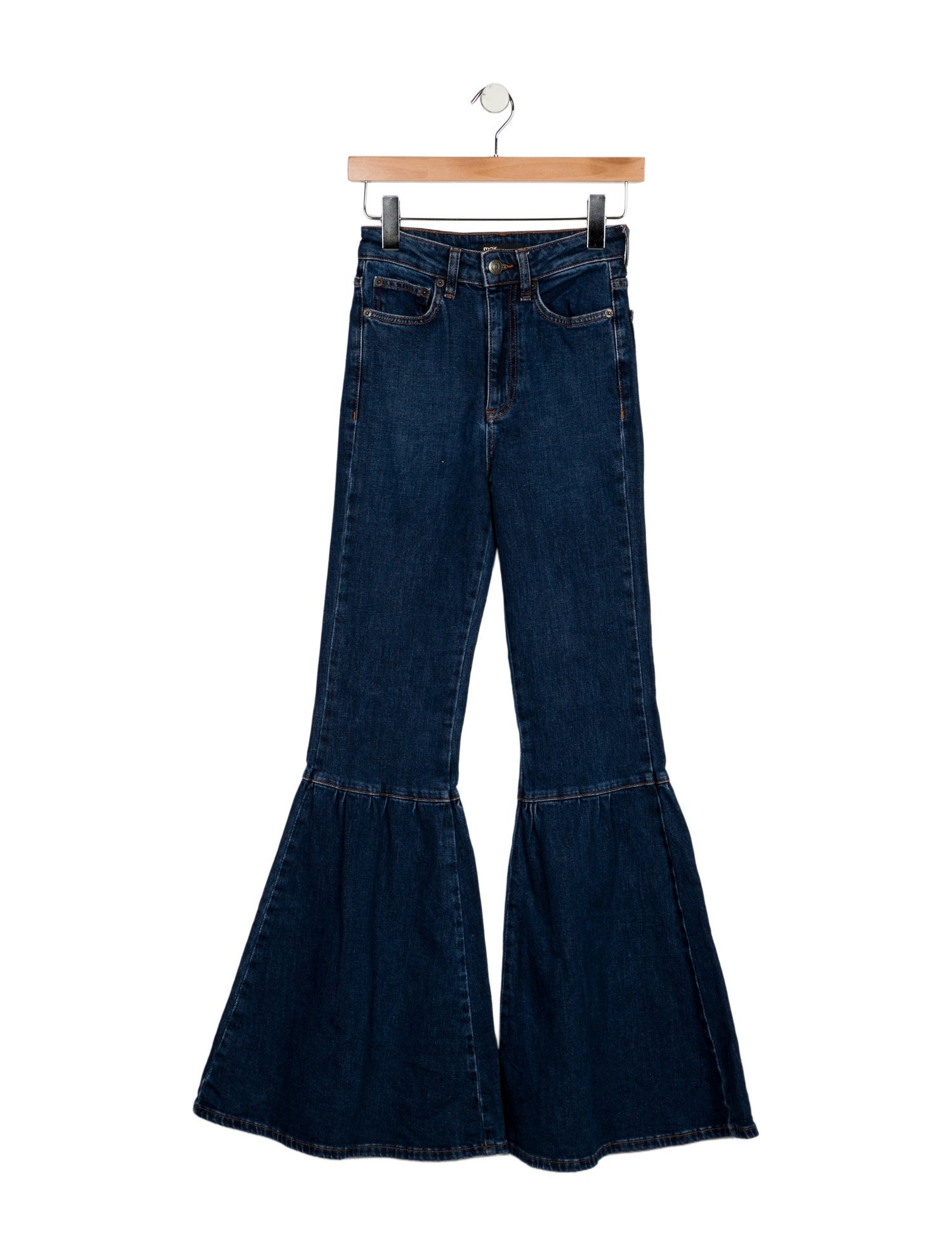 Maje Mid-Rise Wide Leg Jeans
