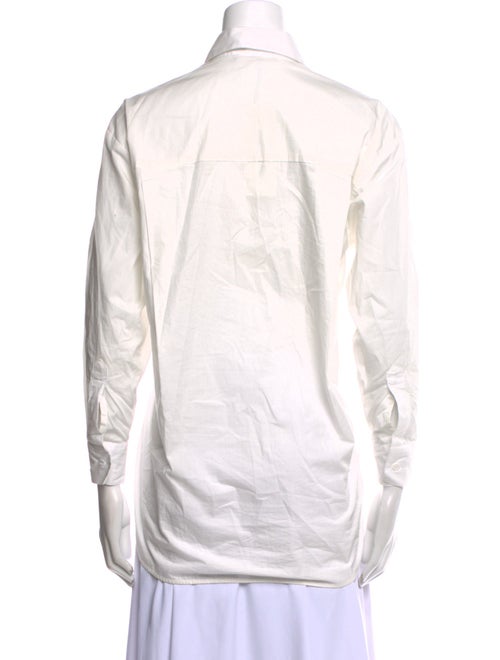Maje Long Sleeve Button-Up Top
