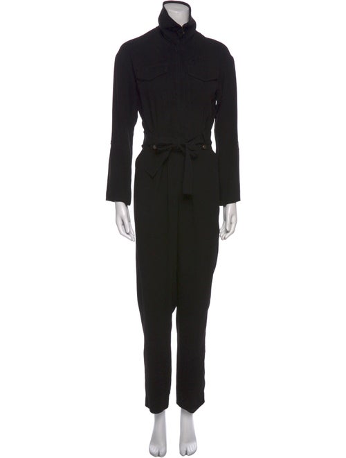 Maje Mock Neck Jumpsuit