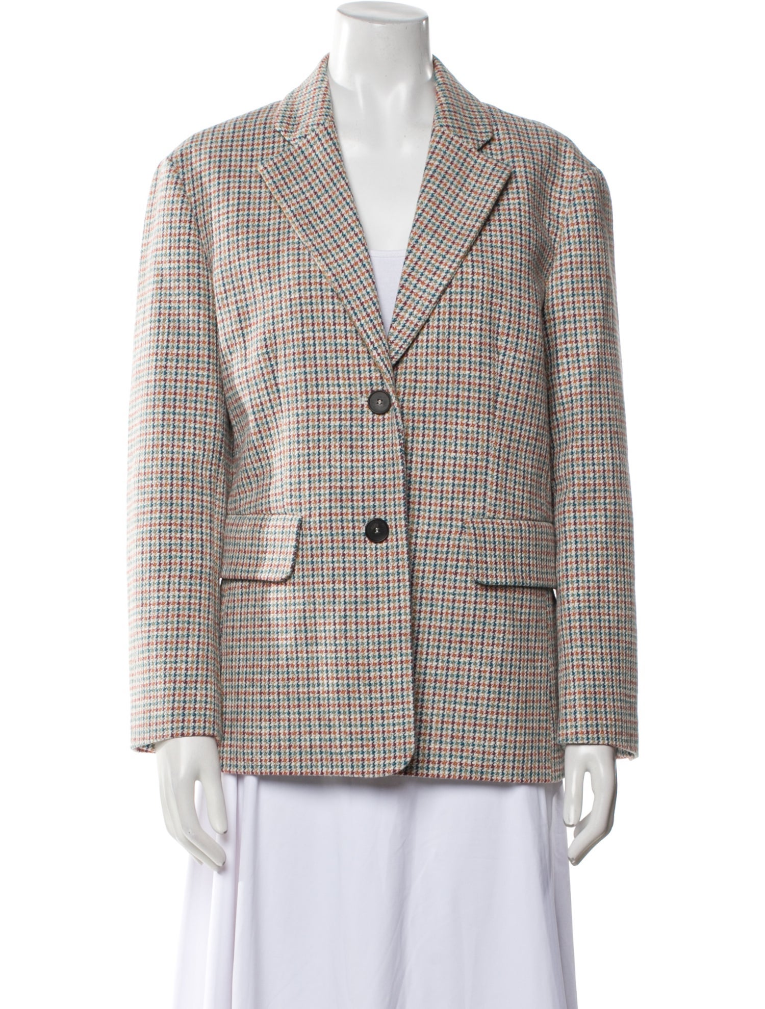 Maje Houndstooth Print Blazer w/ Tags