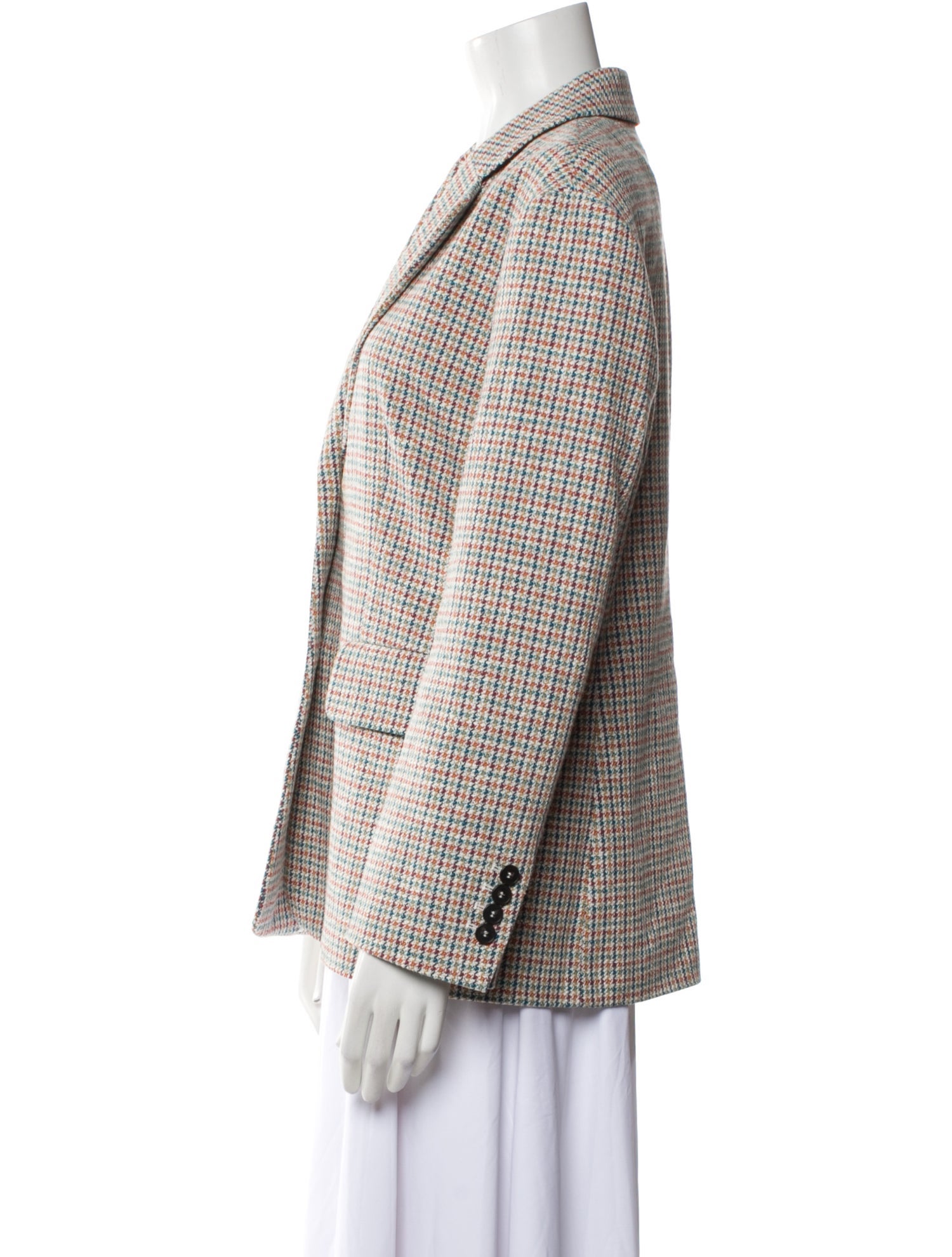 Maje Houndstooth Print Blazer w/ Tags