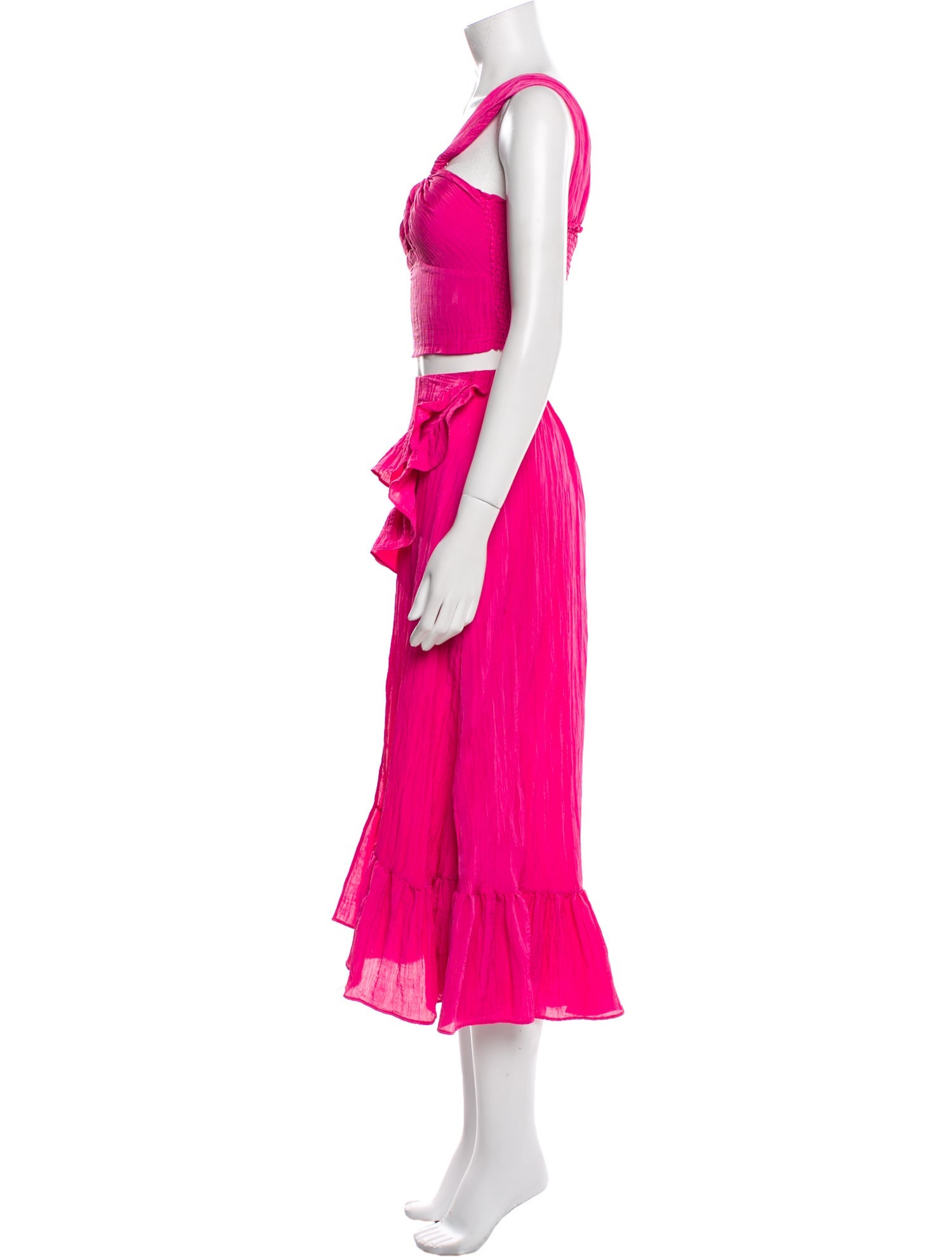 Maje Cutout Accent Skirt Set