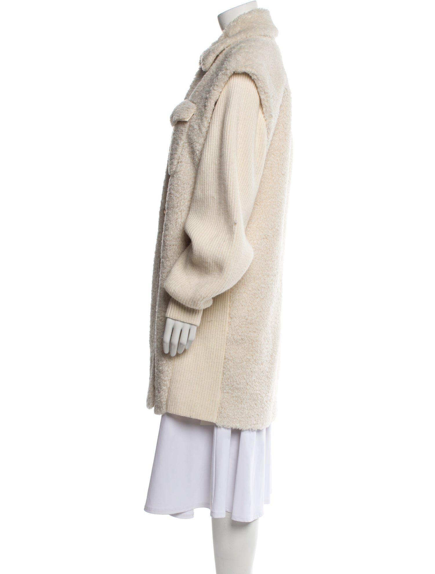 Maje Faux Shearling Coat