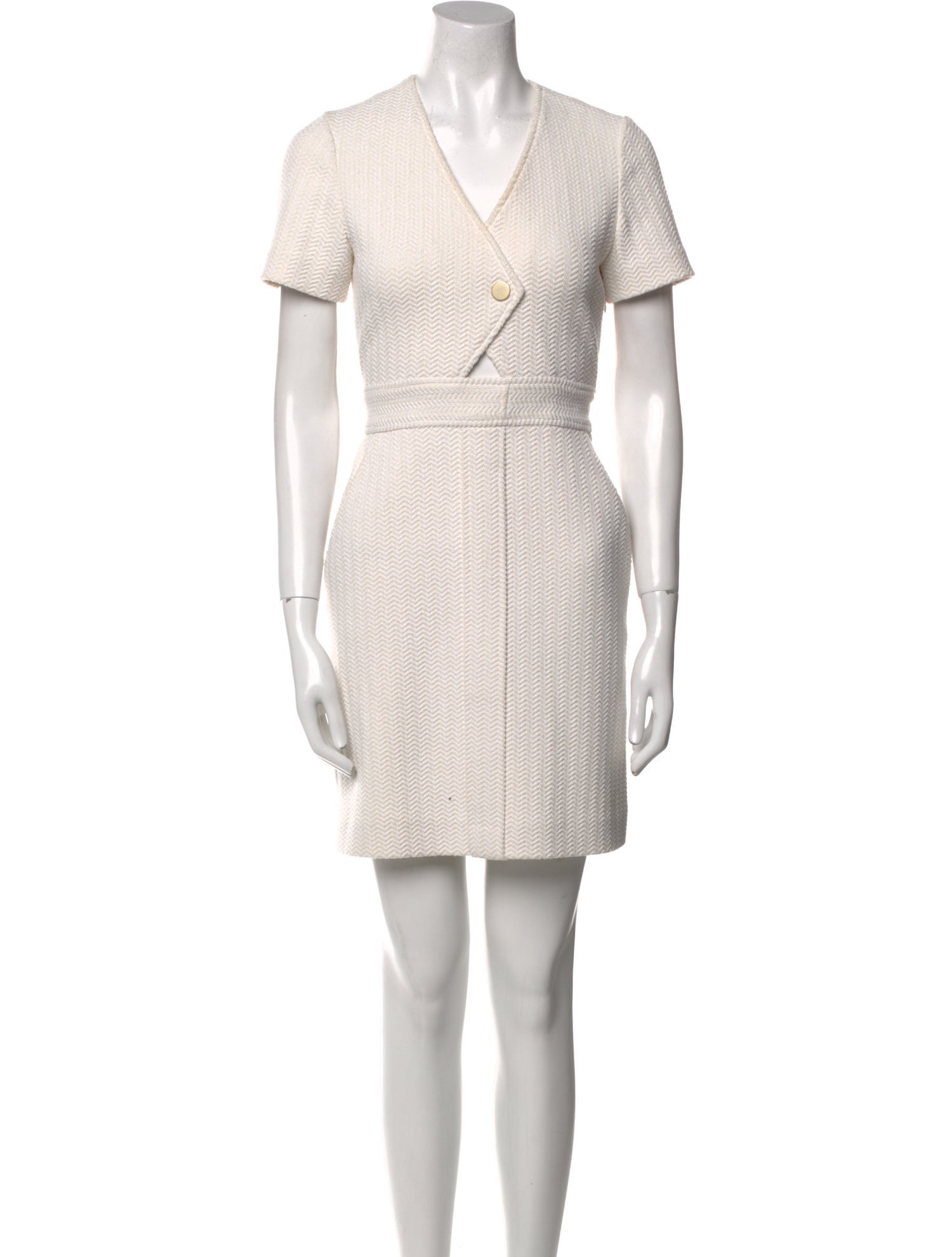 Maje V-Neck Mini Dress