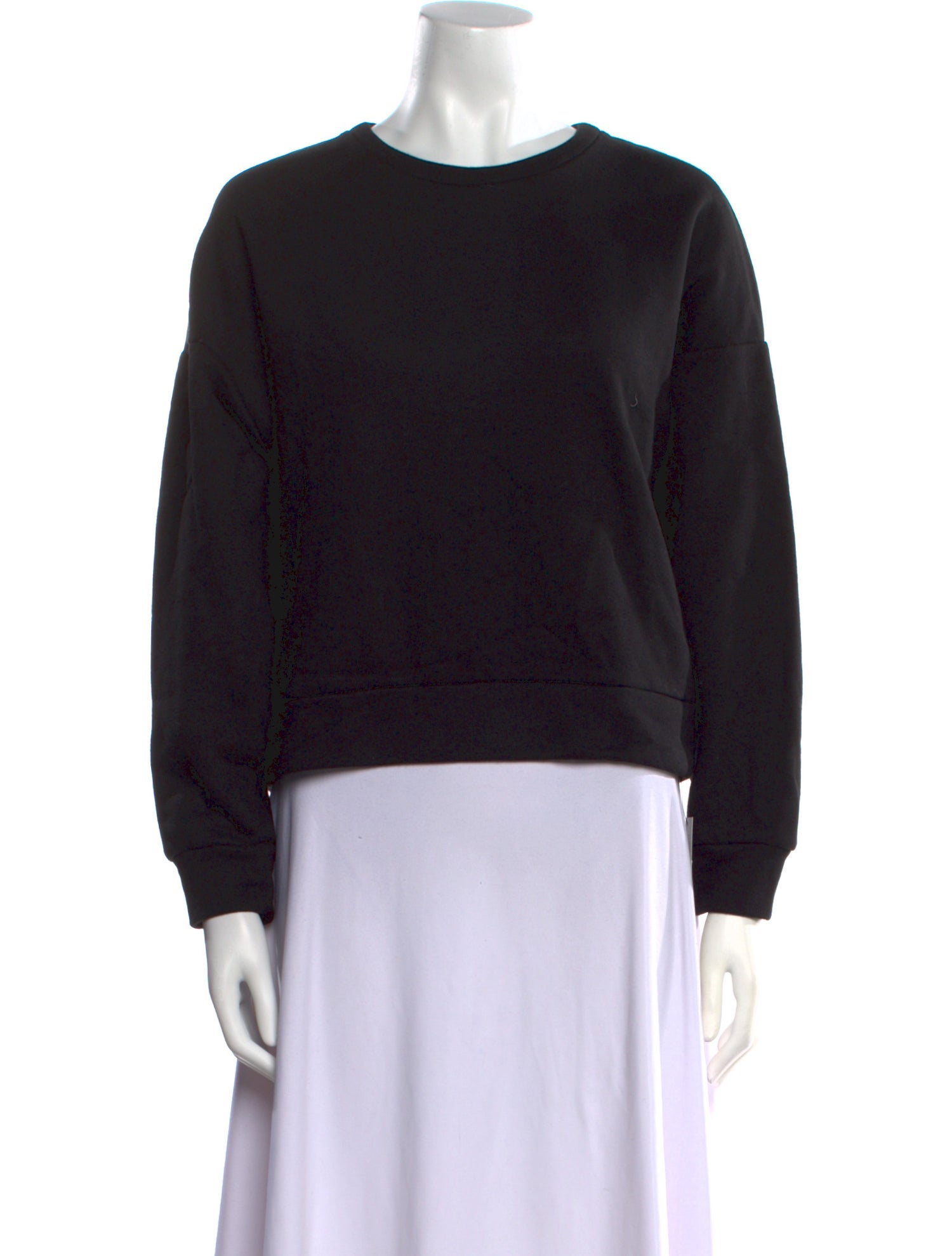 Maje Crew Neck Long Sleeve Sweatshirt