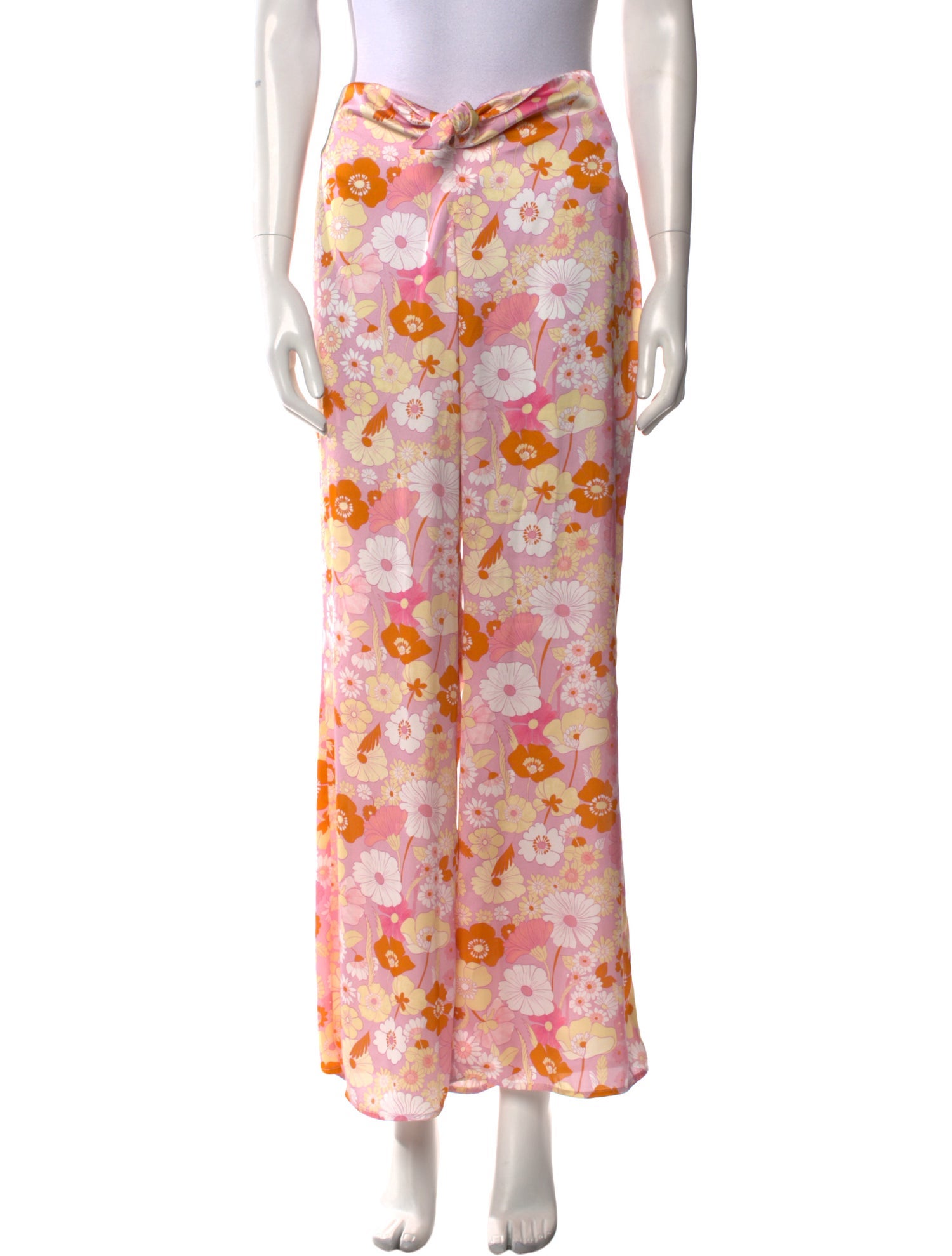 Maje Floral Print Wide Leg Pants w/ Tags