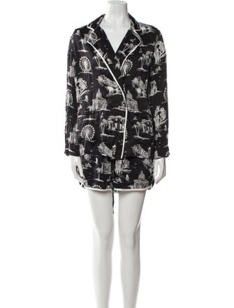 Maje Printed Short Set