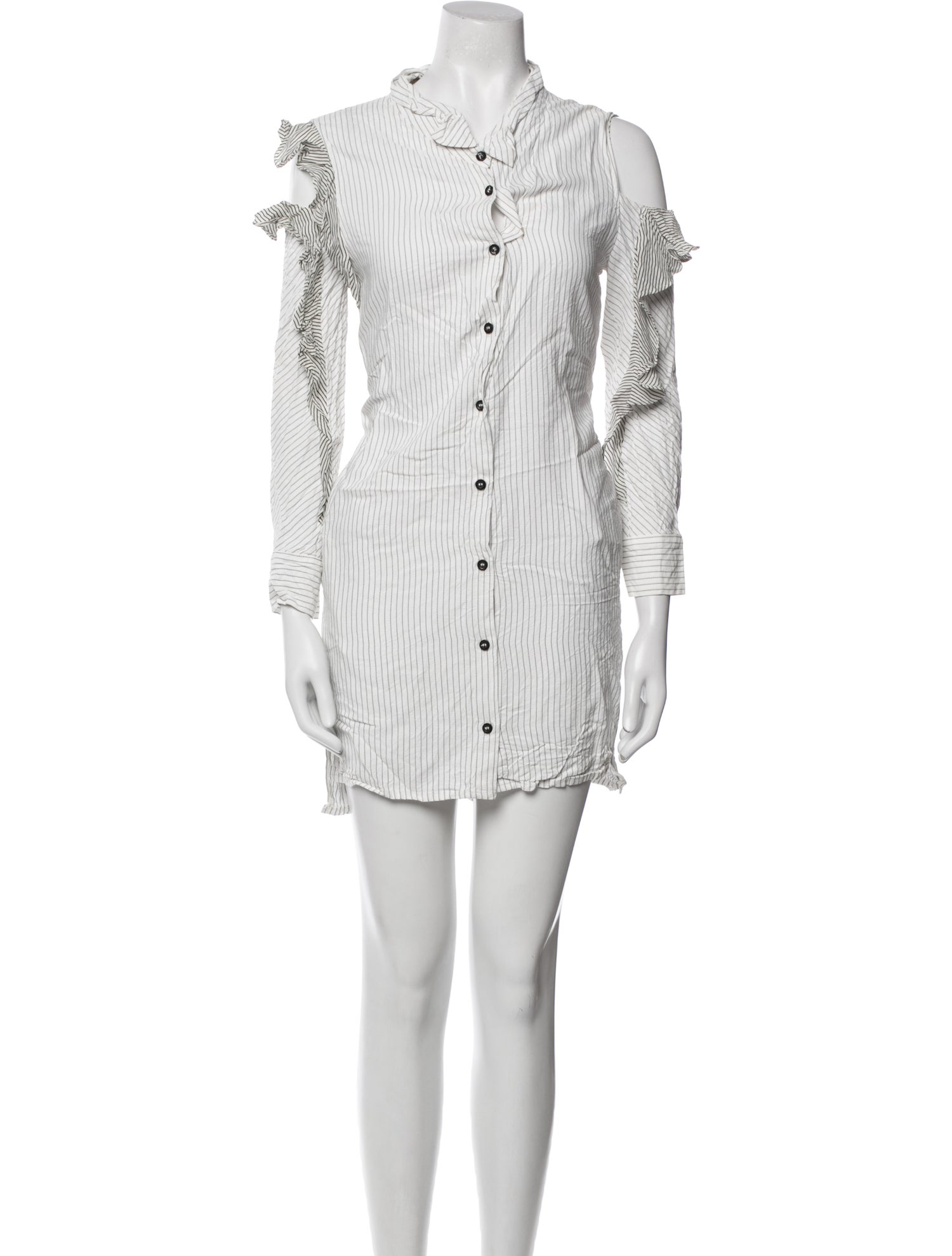 Maje Striped Mini Dress