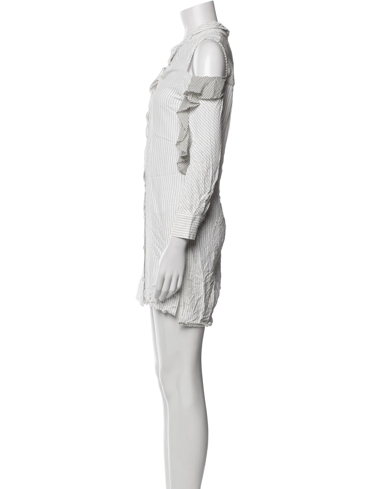 Maje Striped Mini Dress