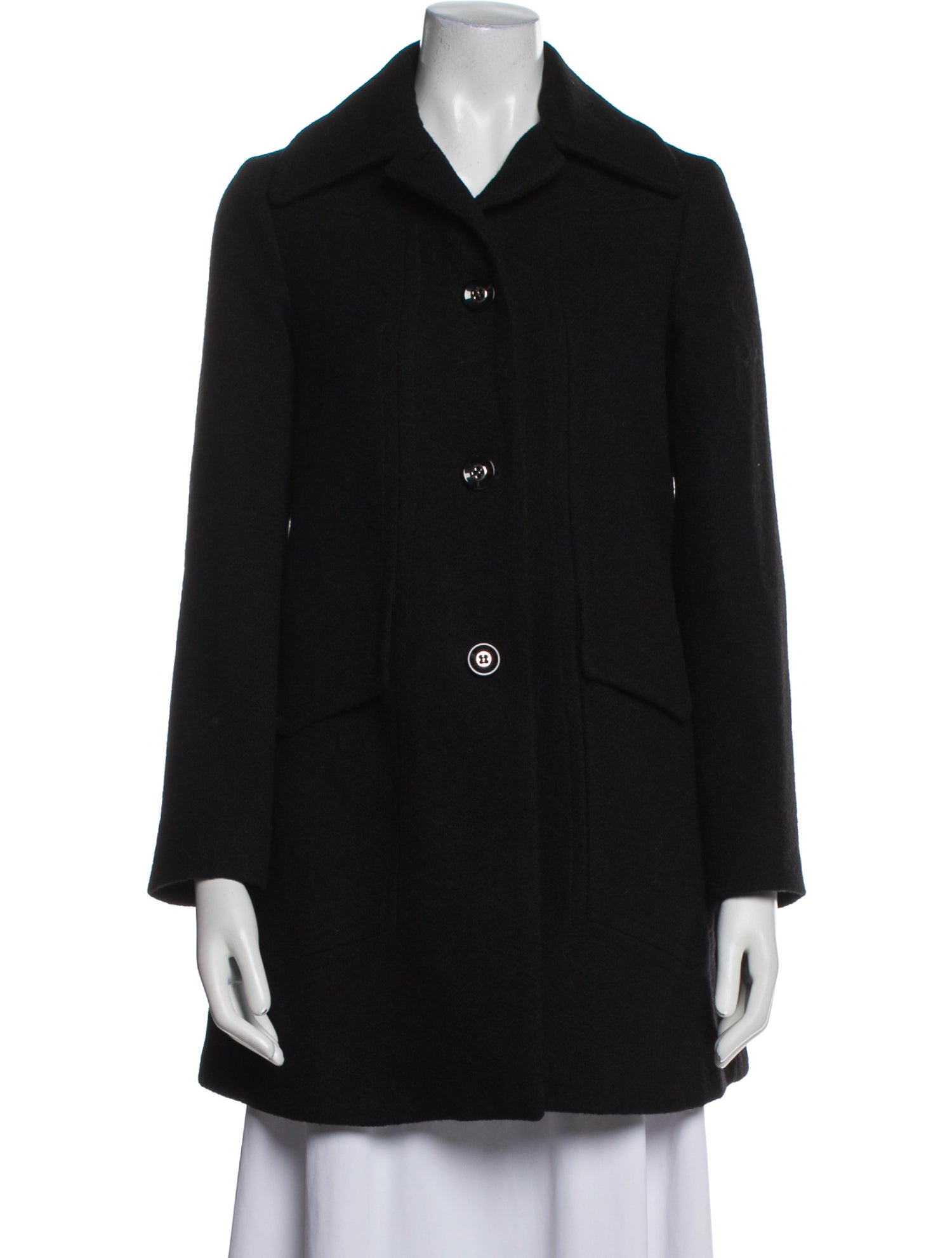Maje Virgin Wool Peacoat