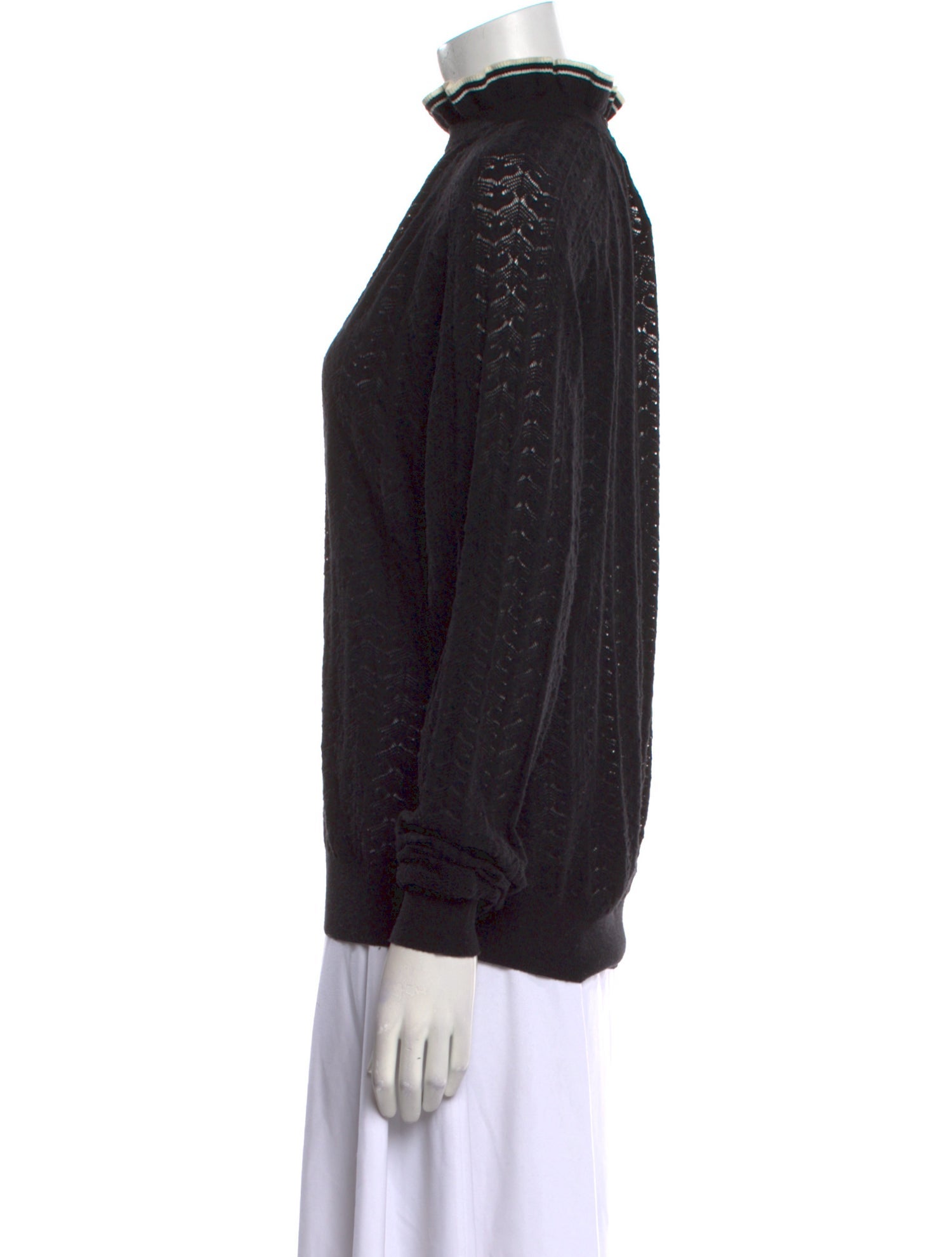 Maje Mock Neck Sweater