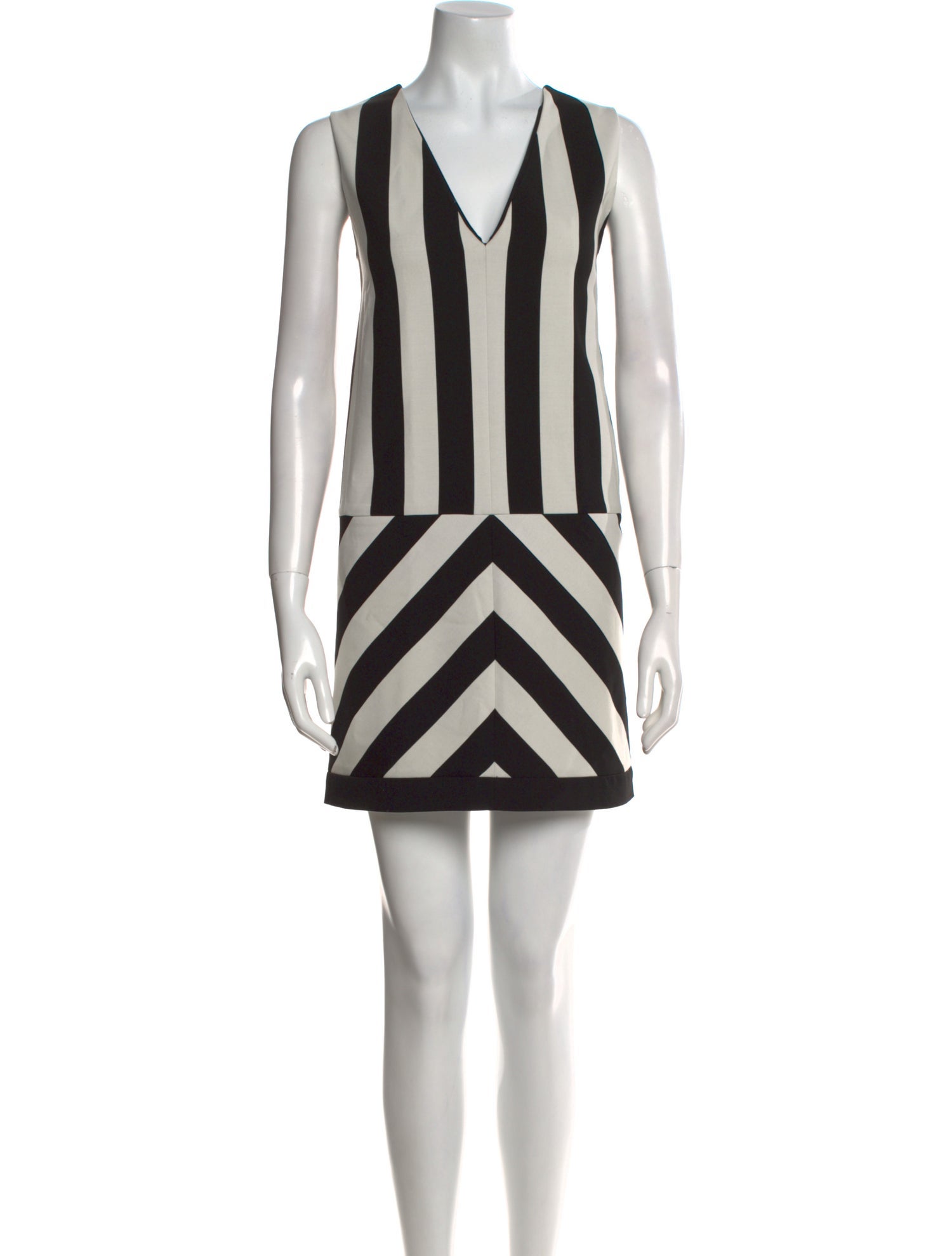 Maje Striped Mini Dress