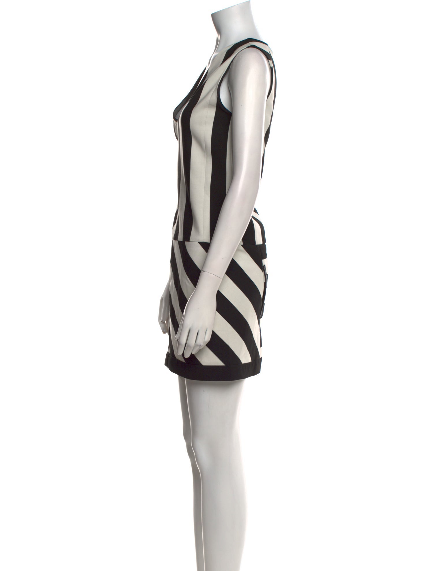 Maje Striped Mini Dress