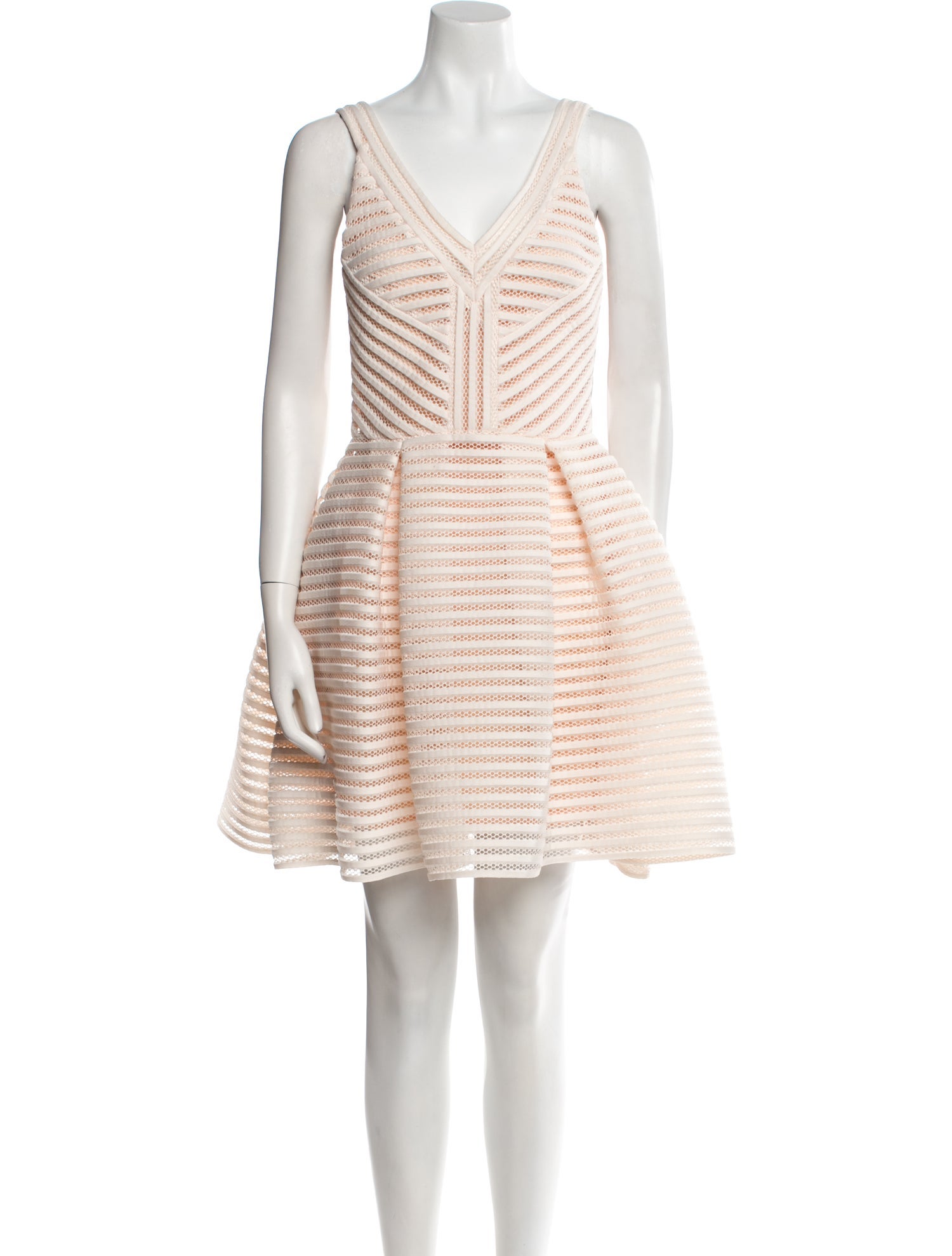 Maje Striped Mini Dress