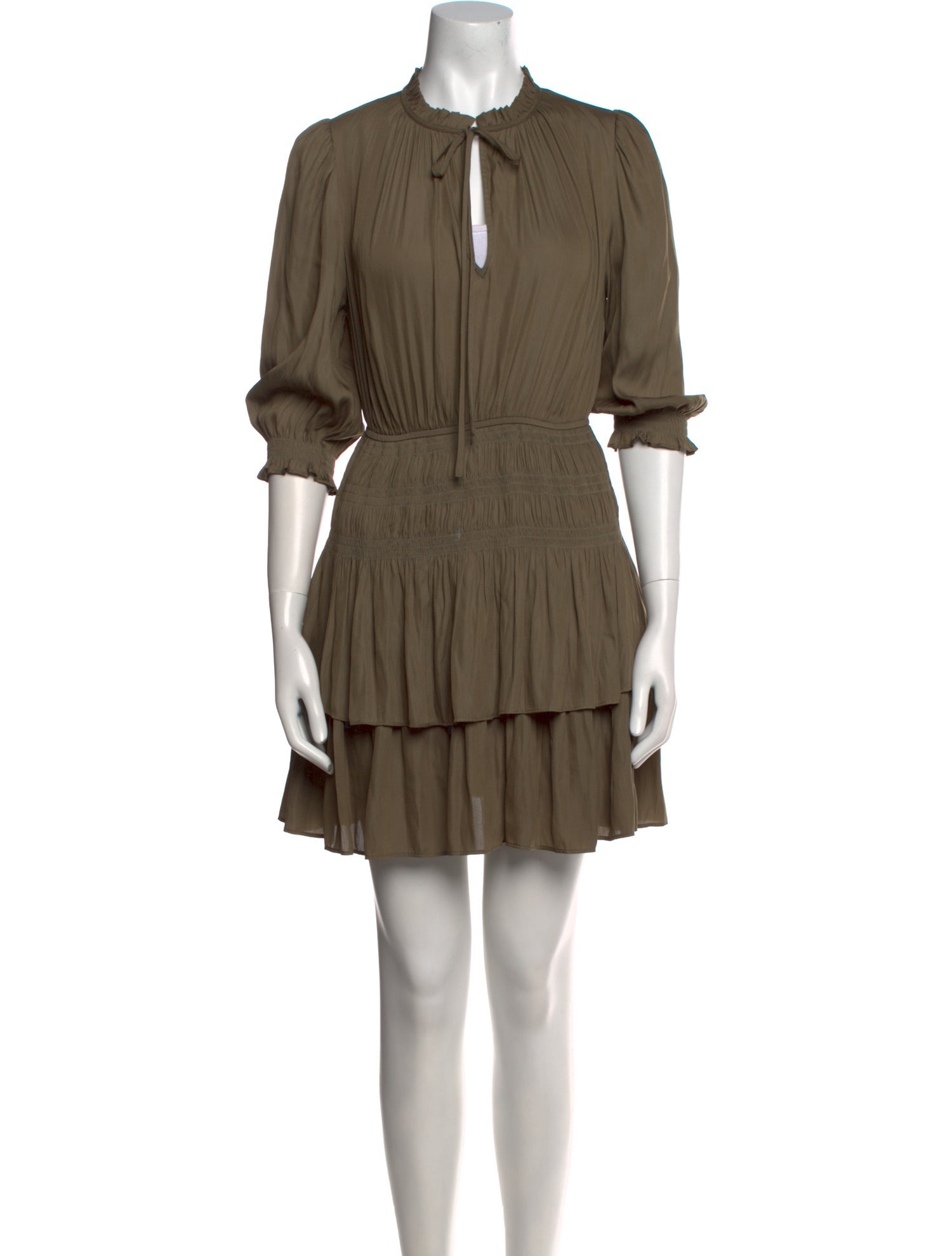 Maje V-Neck Mini Dress