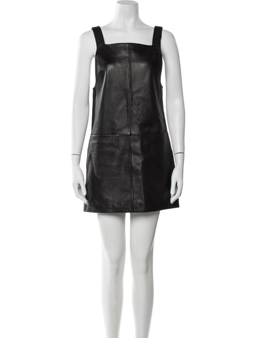 Maje Leather Mini Dress