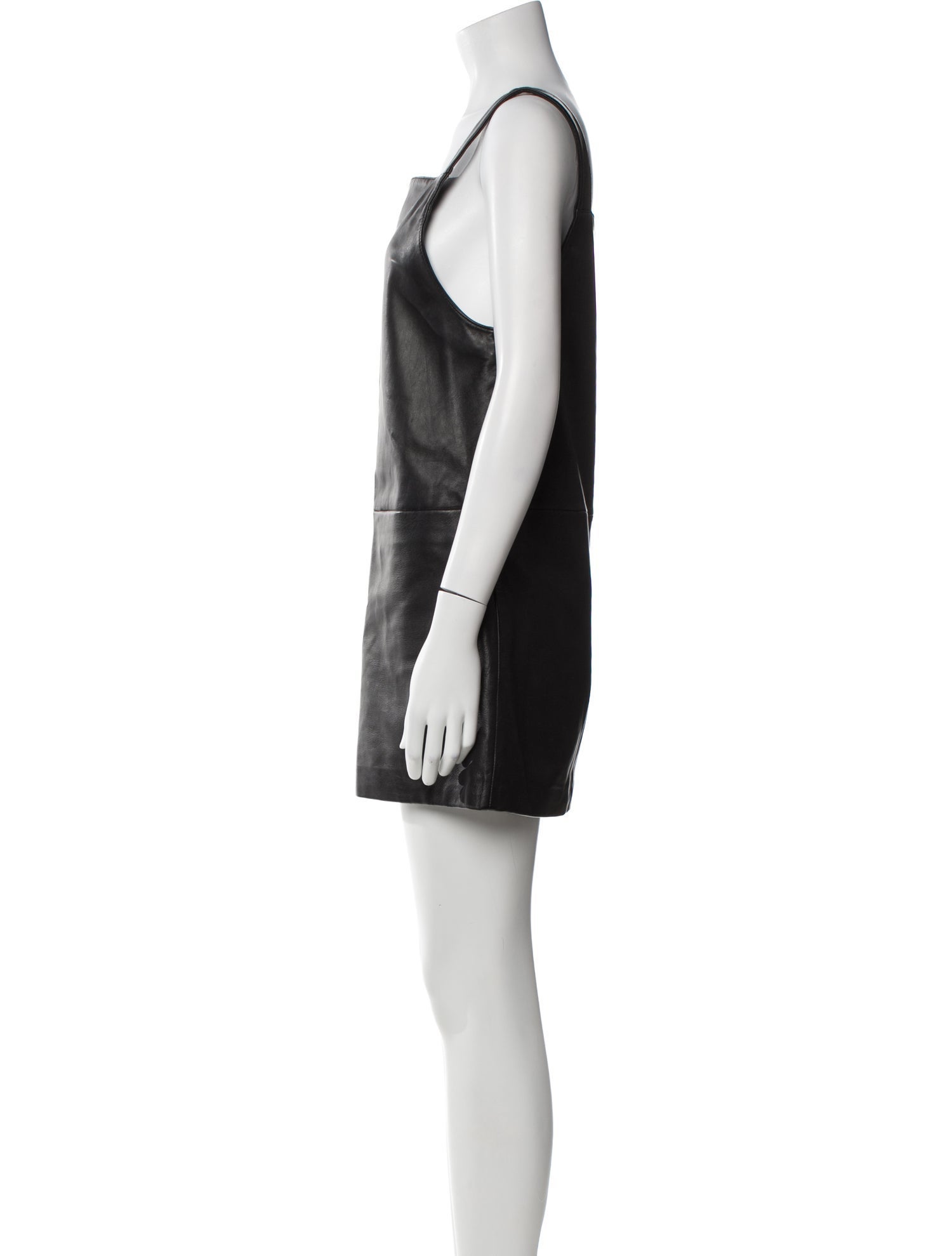 Maje Leather Mini Dress