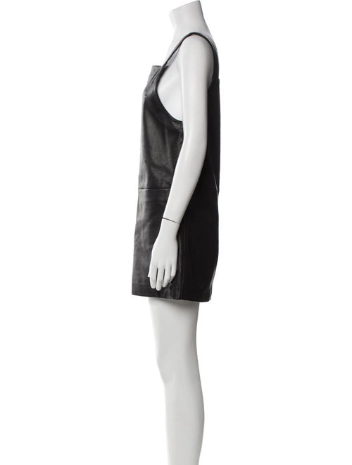 Maje Leather Mini Dress